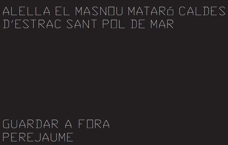 Exposici Guardar a fora, de Perejaume