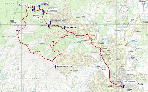 Itinerari les fonts