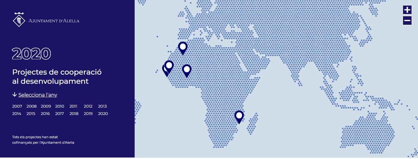 mapa de la cooperaci�