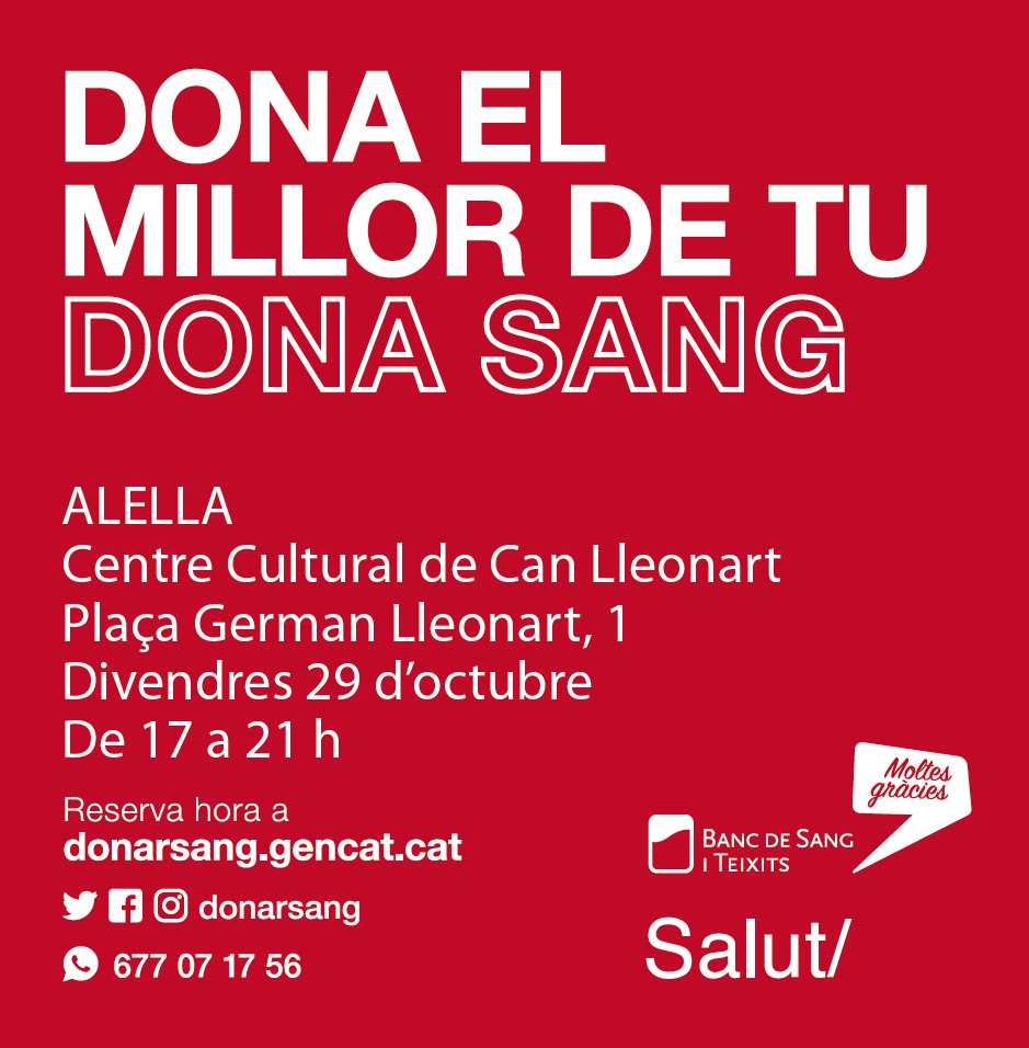 Banc de sang 29 d'octubre