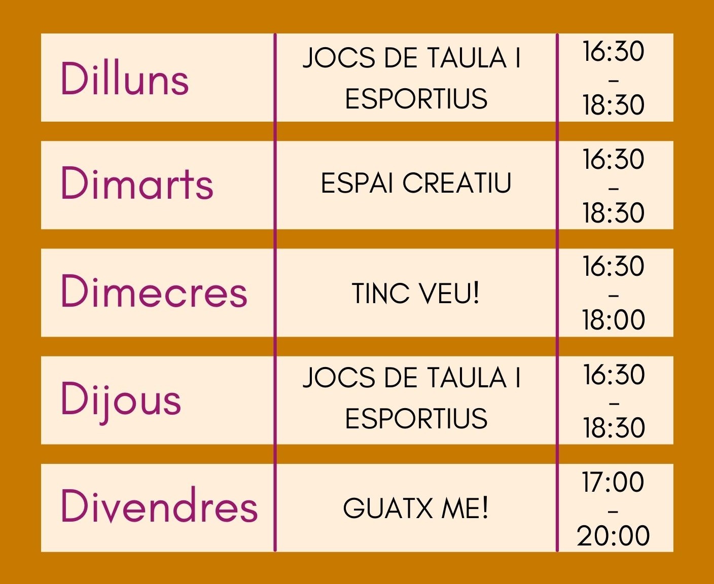 A més a més, cada dia a l'Àgora...