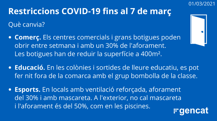 Mesures fins al 7 de mar�