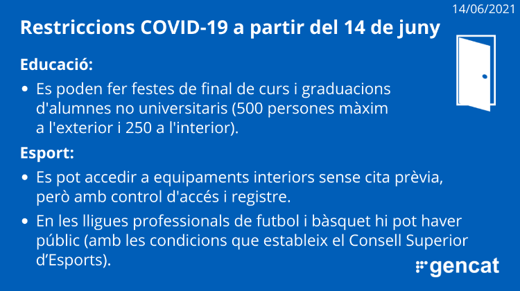 Mesures 14 de juny