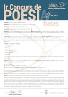 Bases concurs poesia de Sant Jordi