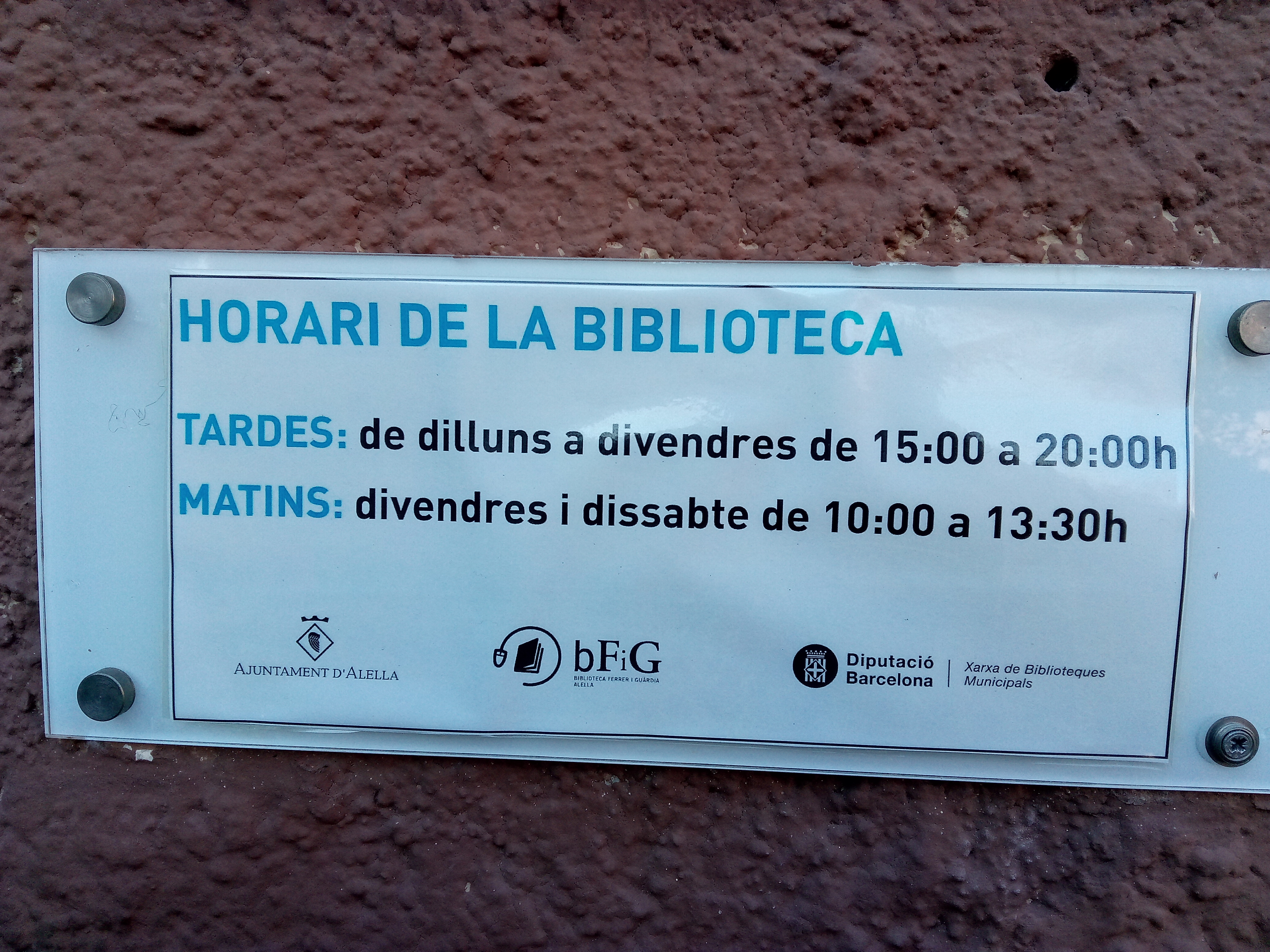 Horari Biblioteca