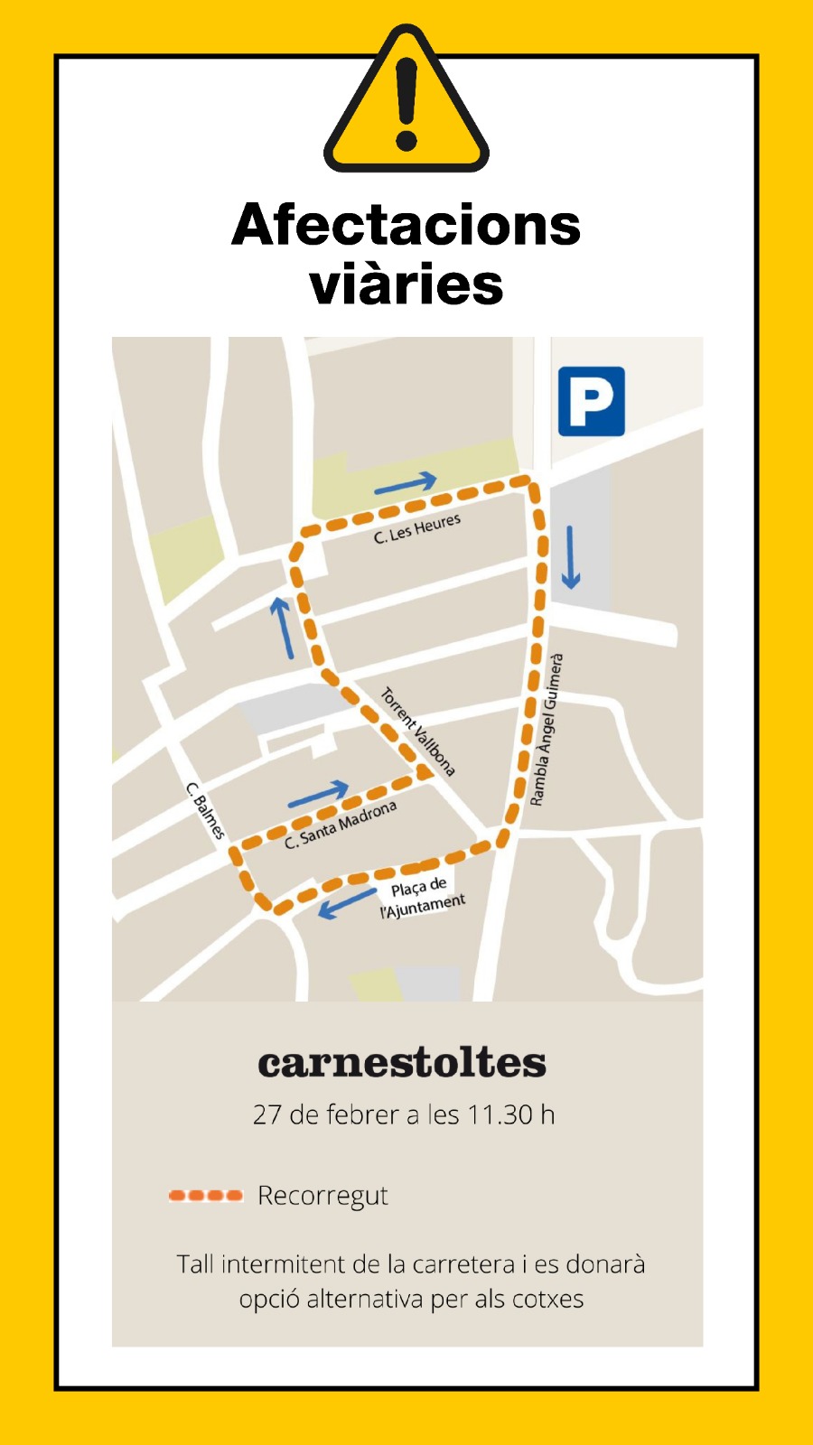 Afectacions viàries