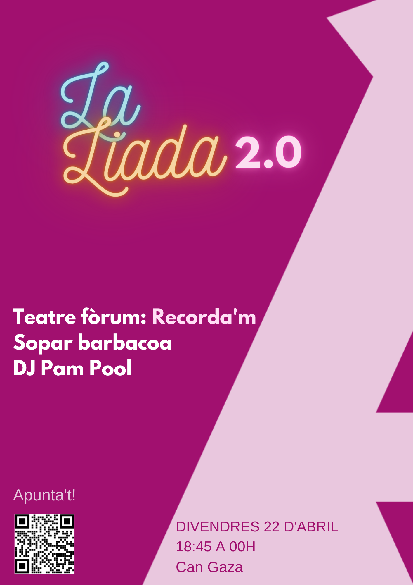 Divendres de teatre, barbacoa i festa