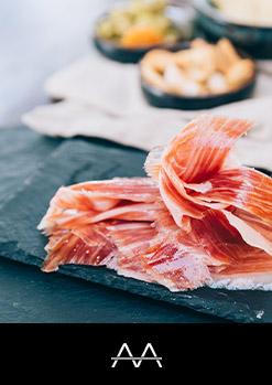 Visita i maridatge amb pernil ibèric/formatges