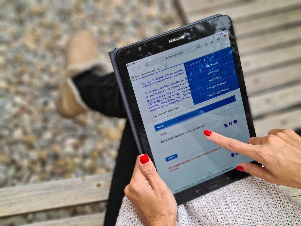 relacionar-se amb l'ajuntament per internet