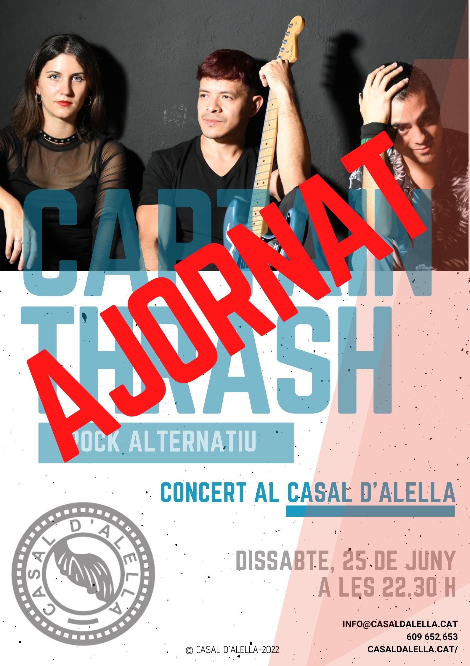 Ajornat concert Casal 25 de juny
