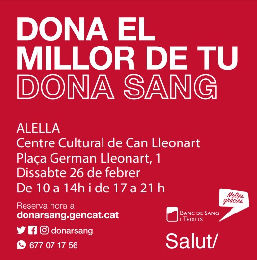 Banc de sang 26 de febrer