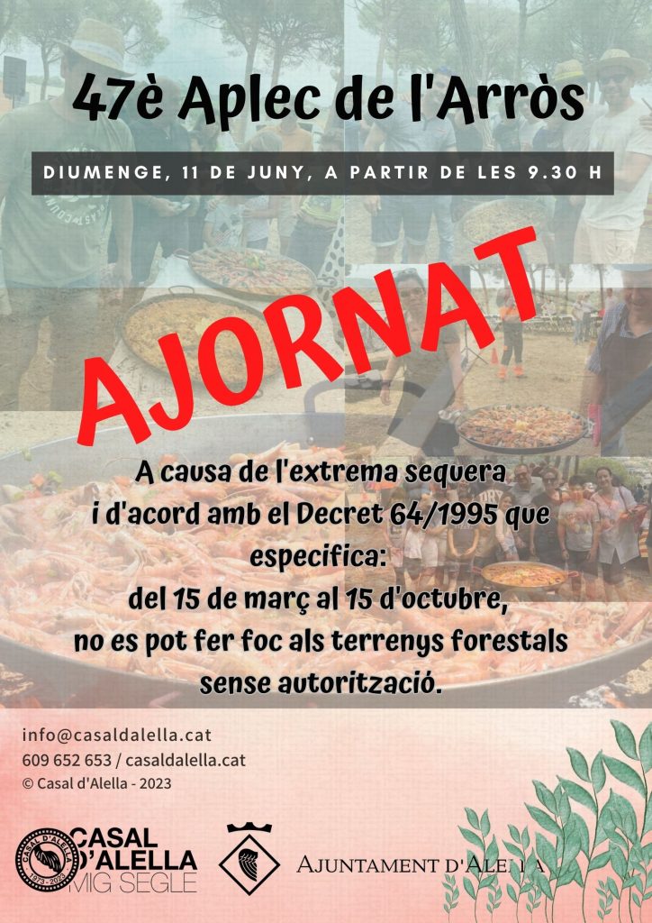 Ajornat l'Aplec de l'Arr�s