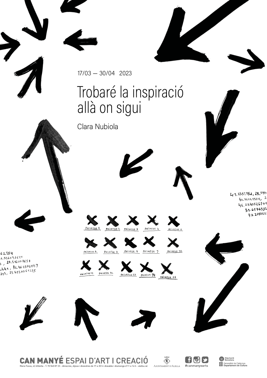 Cartell Trobar la inspiraci all on sigui