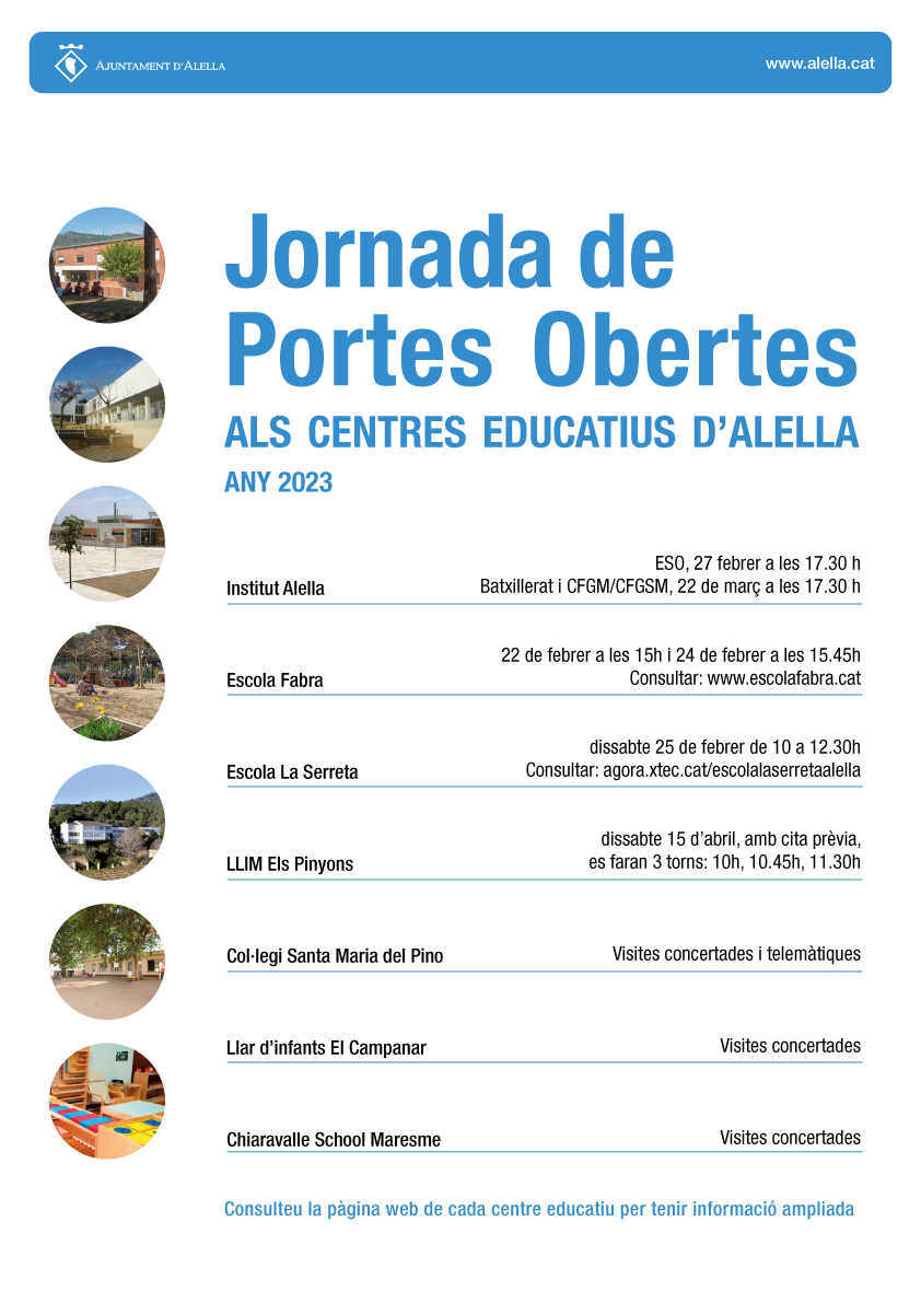 Cartell Portes obertes 2023