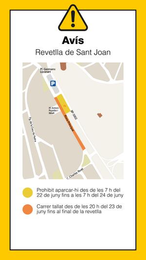 Sant Joan incidències viàries 2023