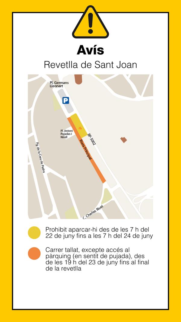 Incid&egrave;ncies vi&agrave;ries sant Joan versi&oacute; 3