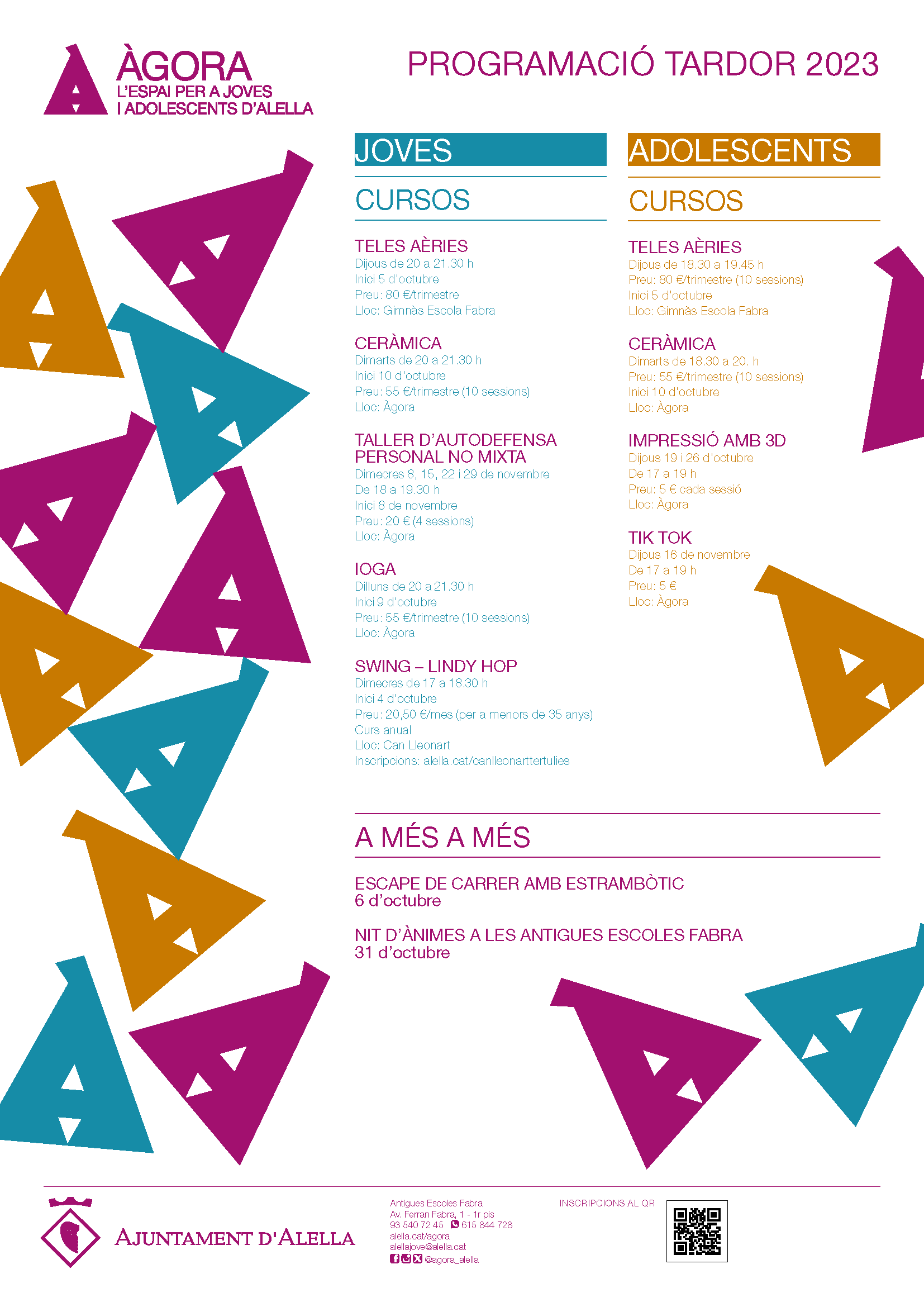 Cartell programaci� tardor