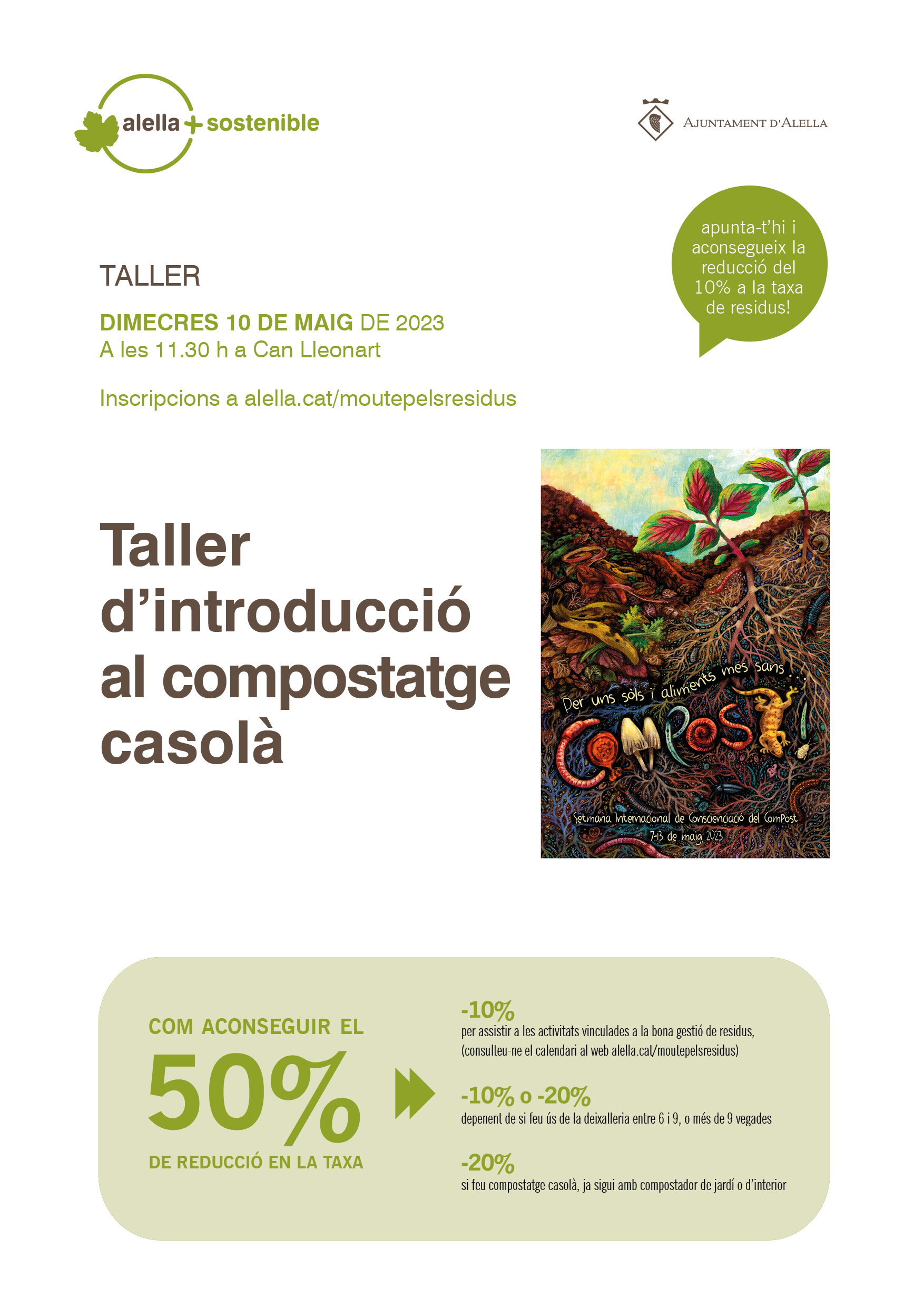 cartell taller compostatge