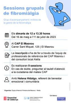 Sessions grupals fibromialgia