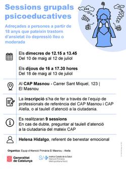 Sessions grupals psicoeducatives