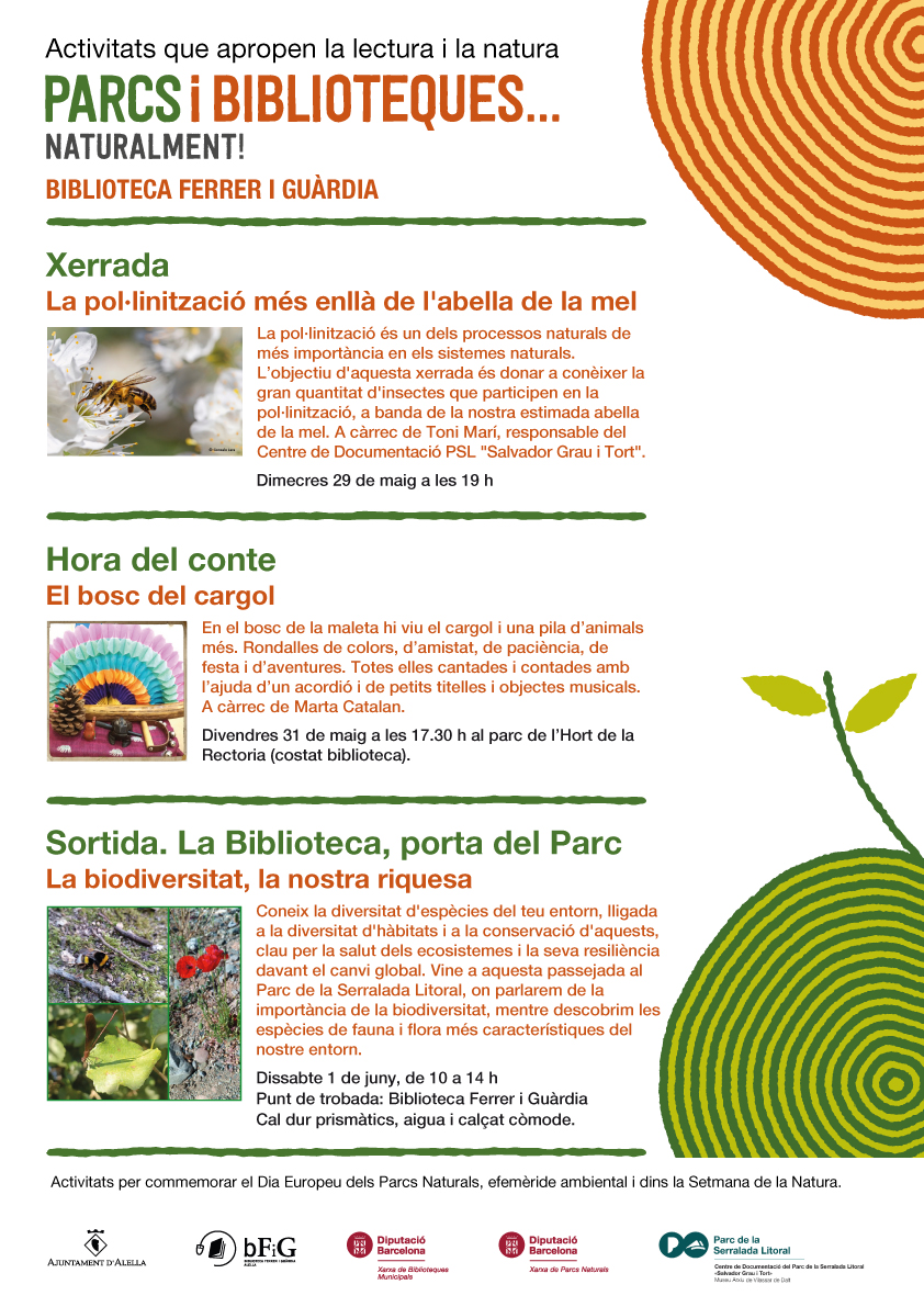 Parcs i biblioteques...naturalment