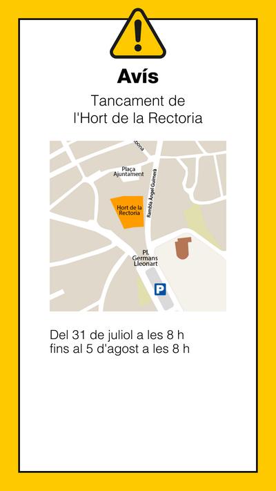 Tancament Hort de la Recotria Festa Major