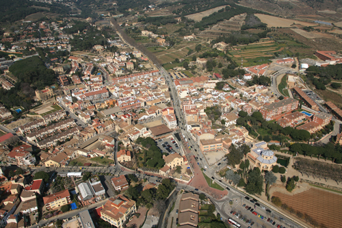 Alella desde el aire