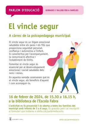 Parlem d'educació el vincle segur febrer Escola Fabra