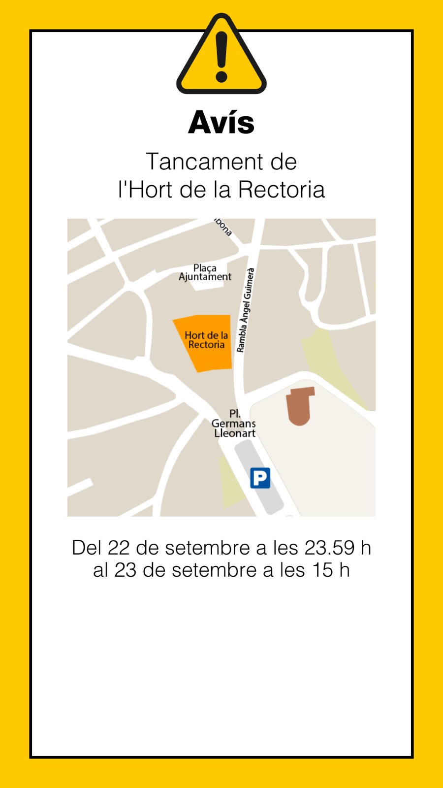 Afectacions viàries i de serveis