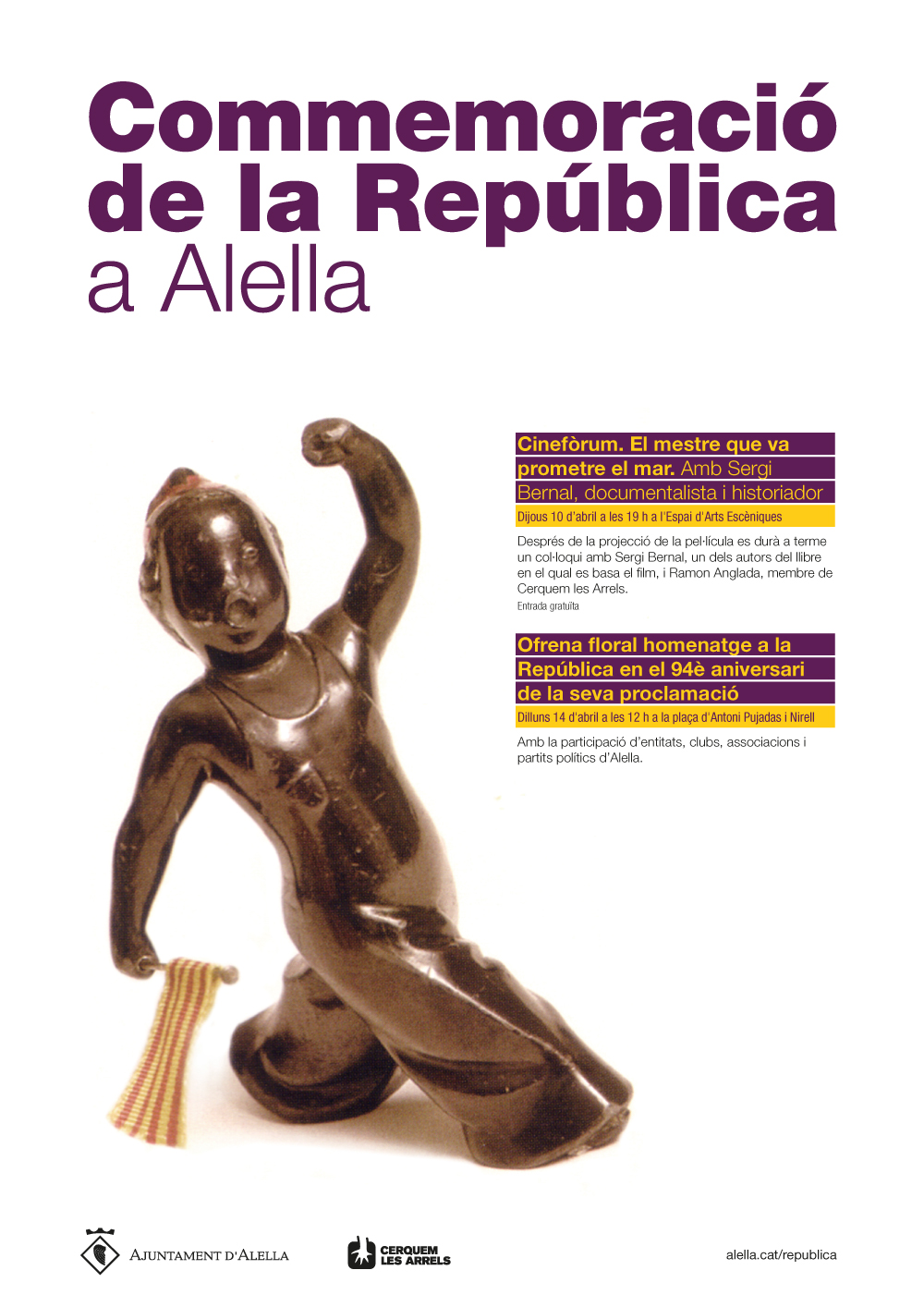 Actes de commemoració del 94è aniversari de la proclamació de la Segona República