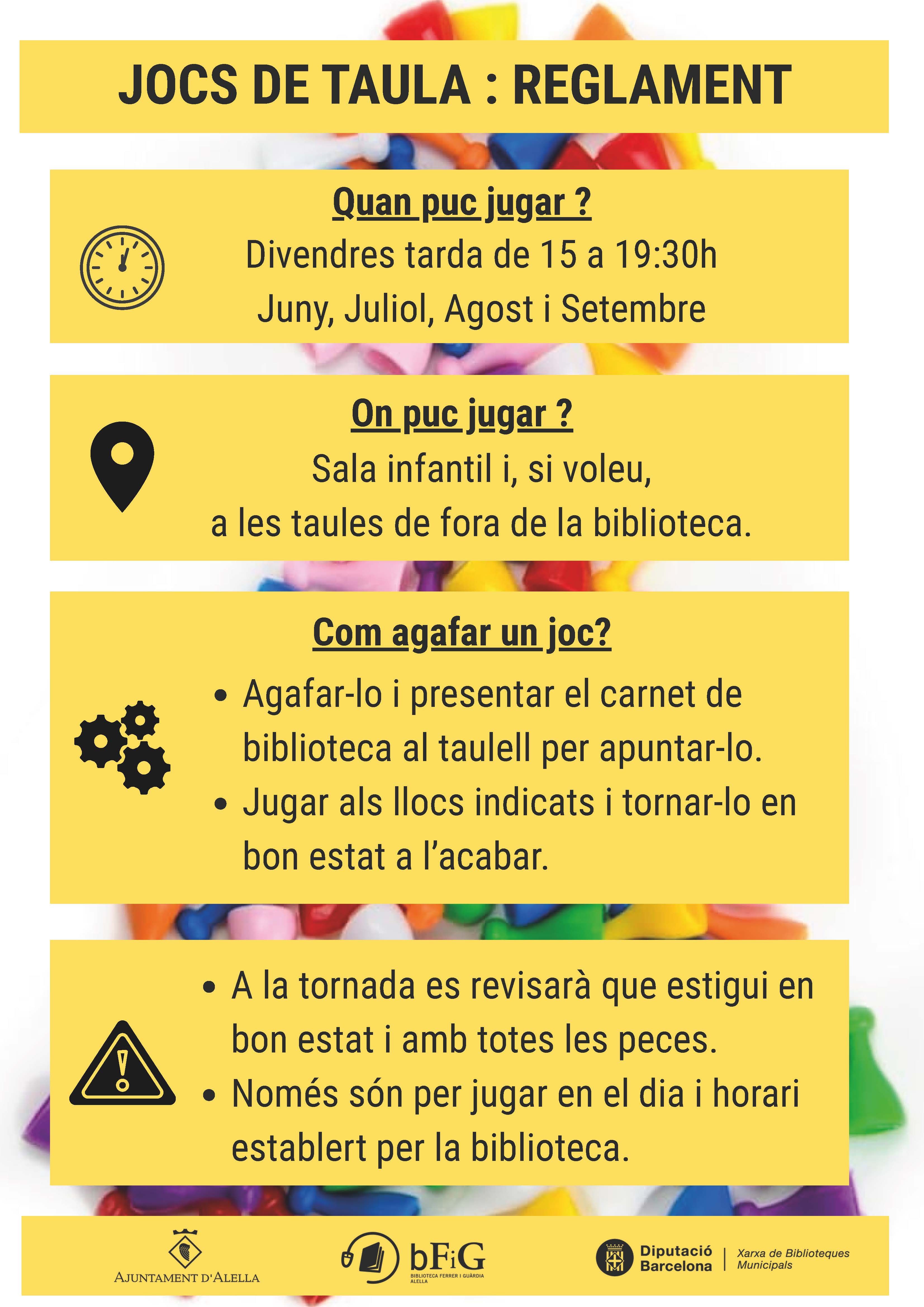 Reglament de jocs de taula