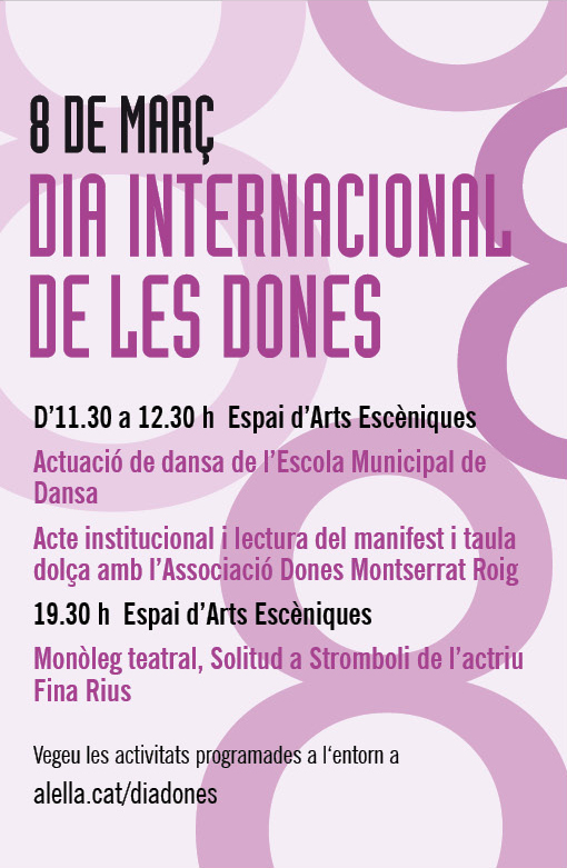 Dia Dones. Acte institucional i espectacle