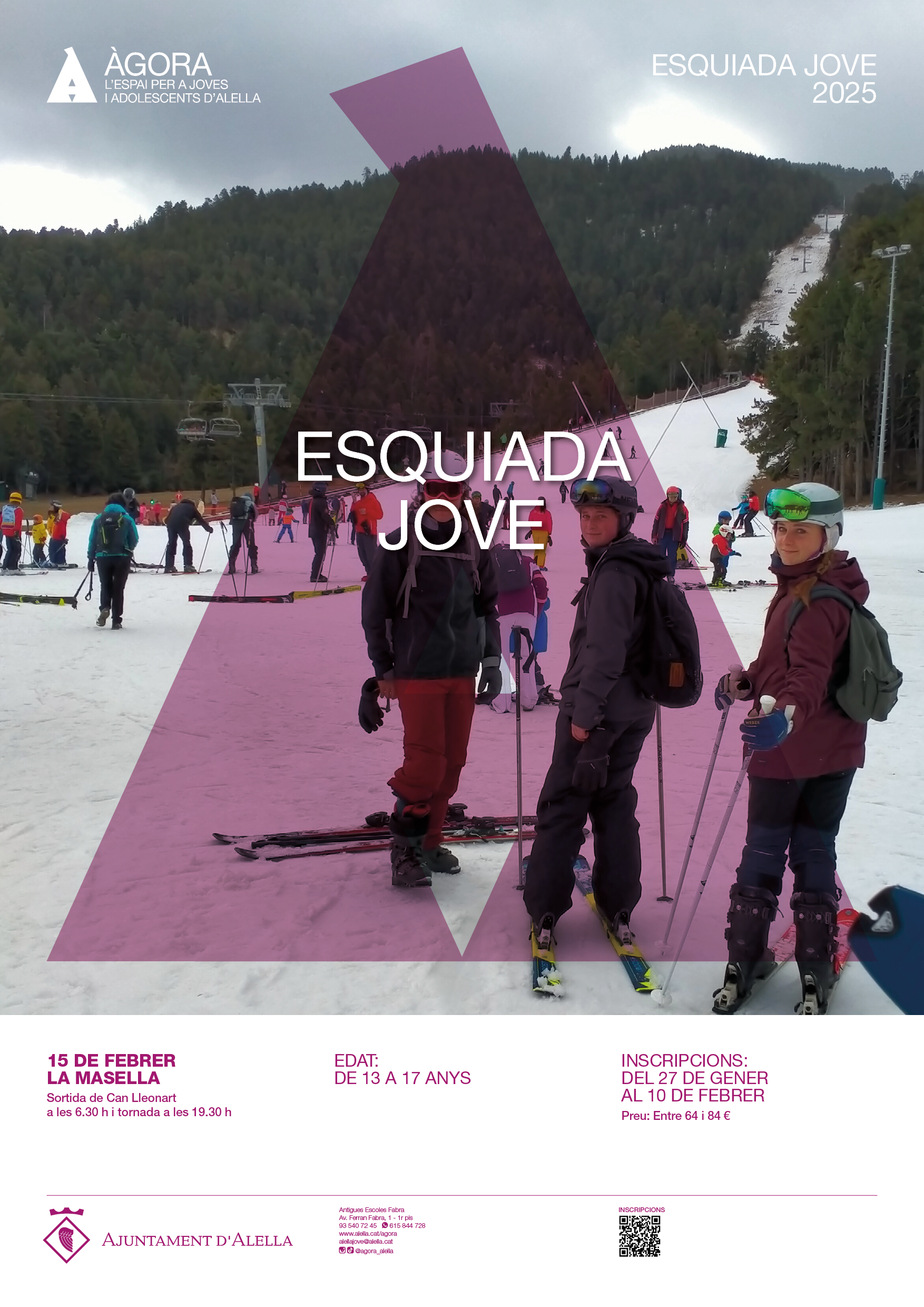 L'Àgora organitza una esquiada jove a La Masella