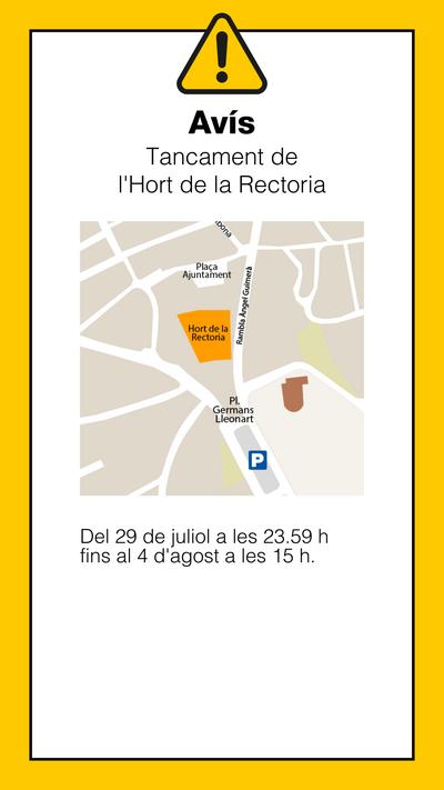Tancament hort de la rectoria
