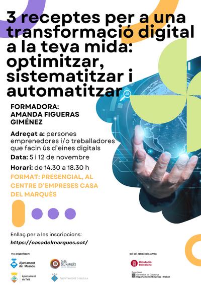 Formació novembre 2025 Casa del Marquès