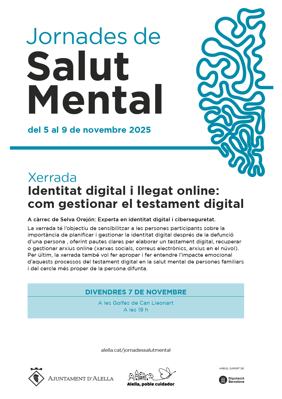 Jornades Salut Mental xerrada Alella poble cuidador