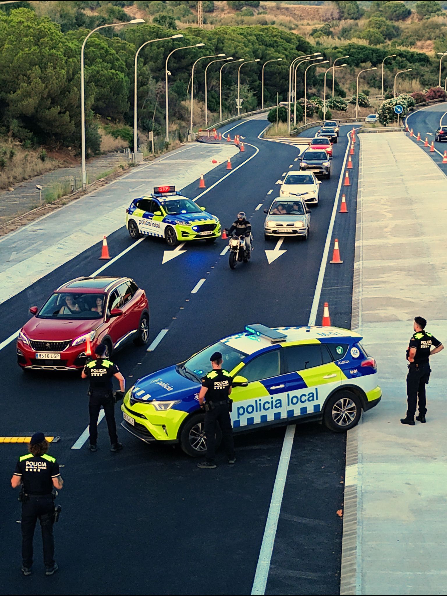 Policia en acci