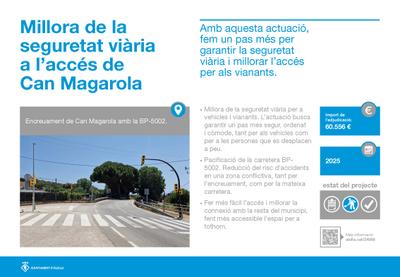 Millora de la seguretat viària a Can Magarola