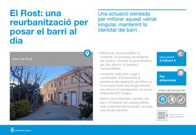 El Rost: una reurbanització per posar el barri al dia