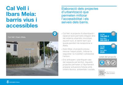 Cal Vell i Ibars Meia: barris vius i accessibles