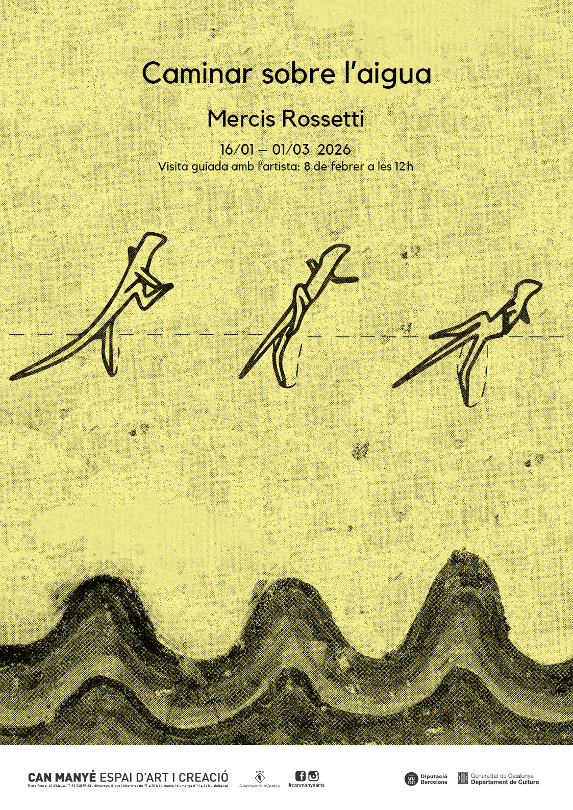 Caminar sobre l'aigua, exposició de Mercis Rossetti