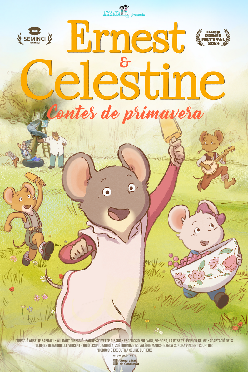 CINEXIC AMB L'ERNEST I CELESTINE, CONTES DE PRIMAVERA d'Aurélie Raphaël