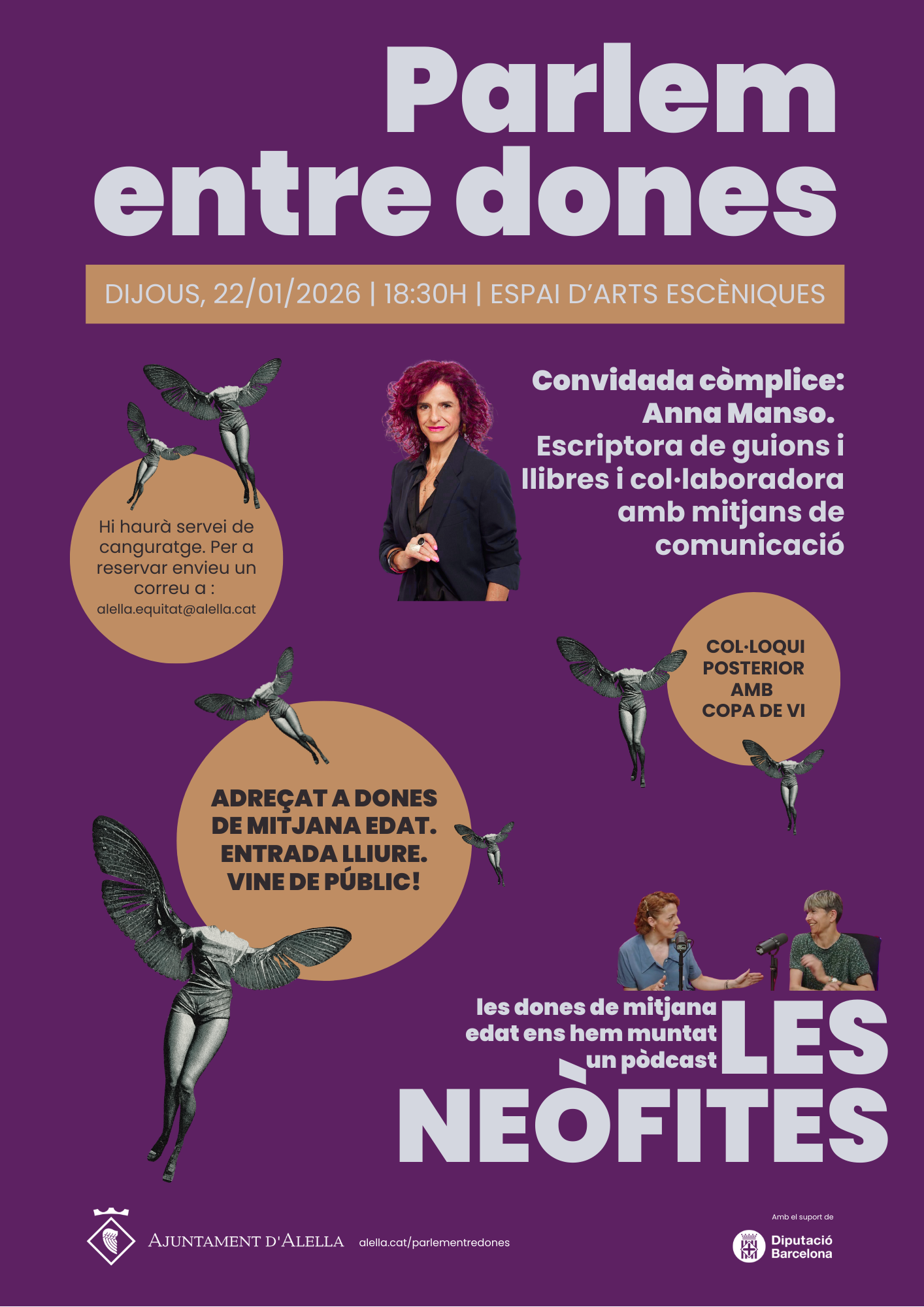 Anna Manso parlem entre dones