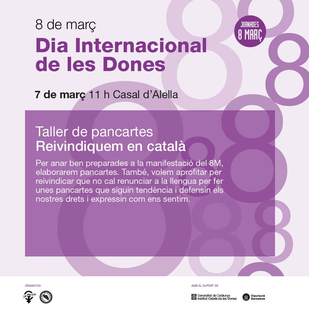 Dia Dones. Reivindiquem en català