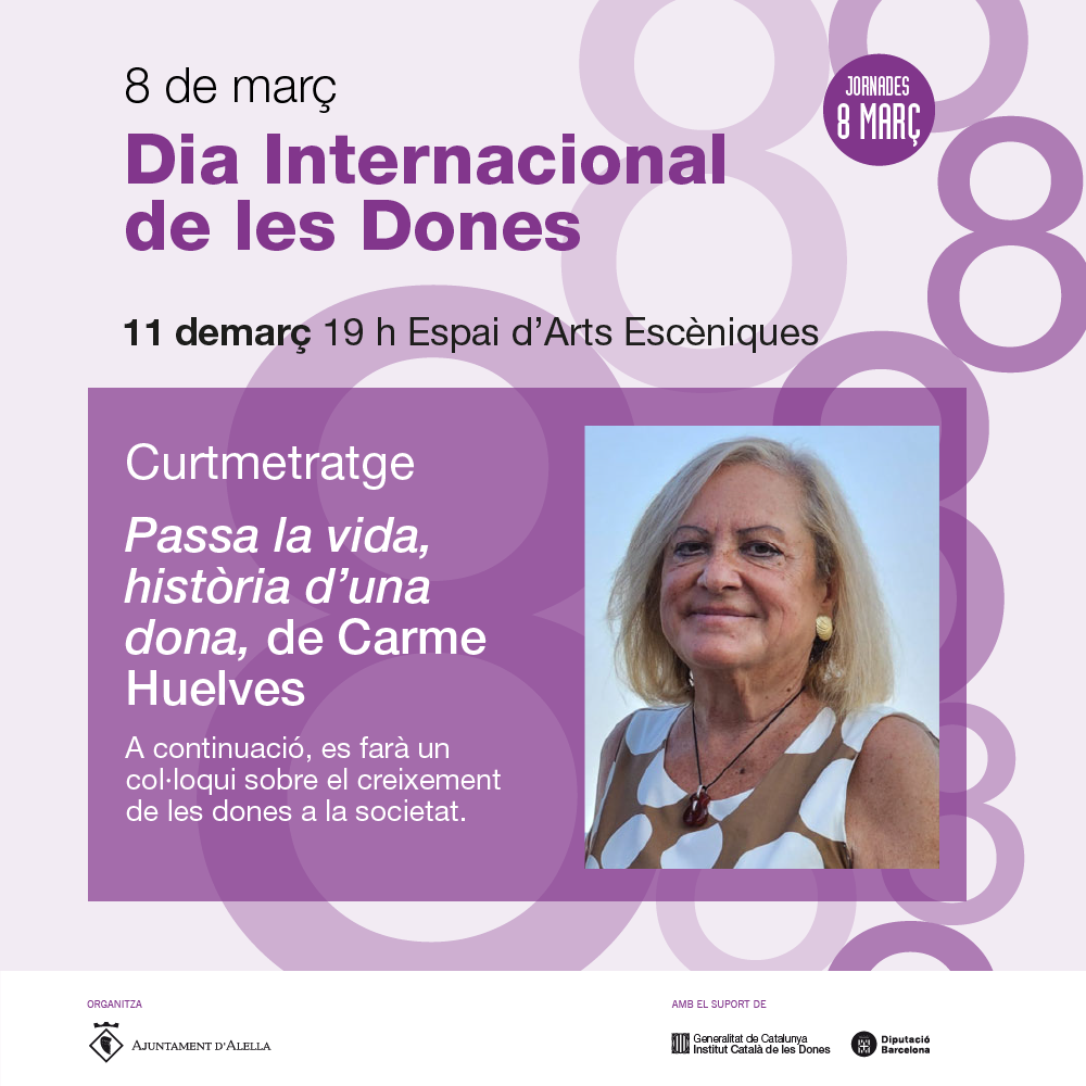 Dia Dones. Gent 6.0. Projecció curtmetratge Passa la vida