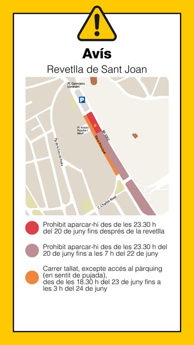 Incid&egrave;ncies vi&agrave;ries Sant Joan 2026