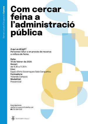 Curs ocupaci&oacute; buscar feina administraci&oacute; p&uacute;blica