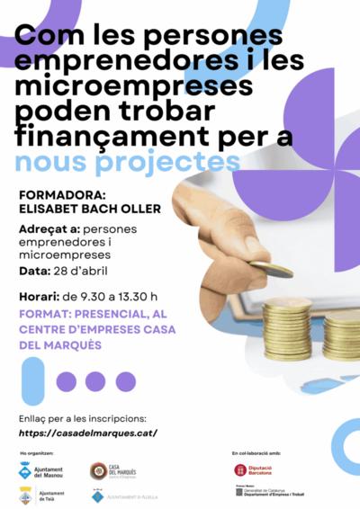 trobar finan&ccedil;ament nous projectes