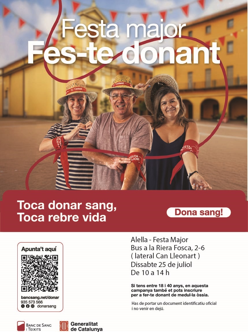 Banc de sang 25 de juliol