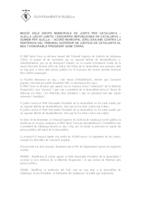 Moció contra la sentència del TSJC a Quim Torra